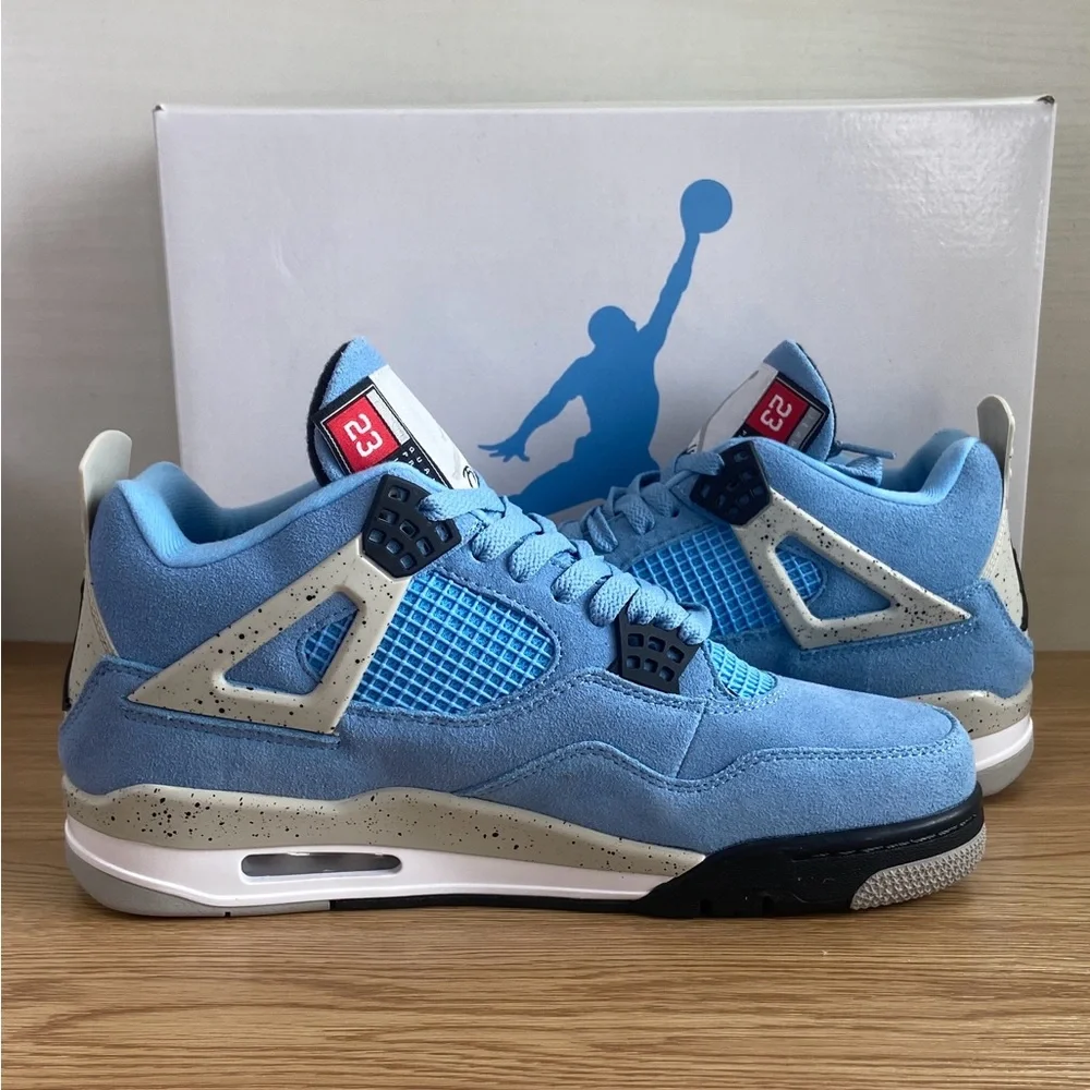 Brand Retro 4 ‘ University Blue ‘ Men's Blue Sneakers - Picture 5 of 5
